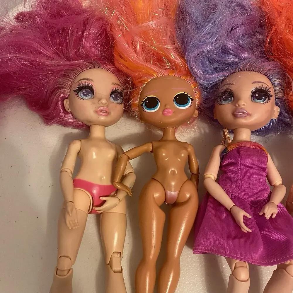 Dolls Lot5 Nude Rainbow High Stella Monroe Bella Parker Violet Willow & LOL OMG